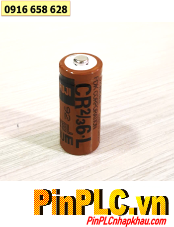 FUJI CR2/3 6.L, Pin nuôi nguồn PLC CR2/3 6.L lithium 3V 1350mAh chính hãng, Xuất xứ NHẬT